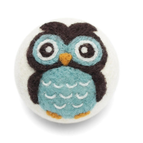 Eco Wool Dryer Ball - Blue Owl
