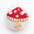 Eco Wool Dryer Ball - Red Mushroom