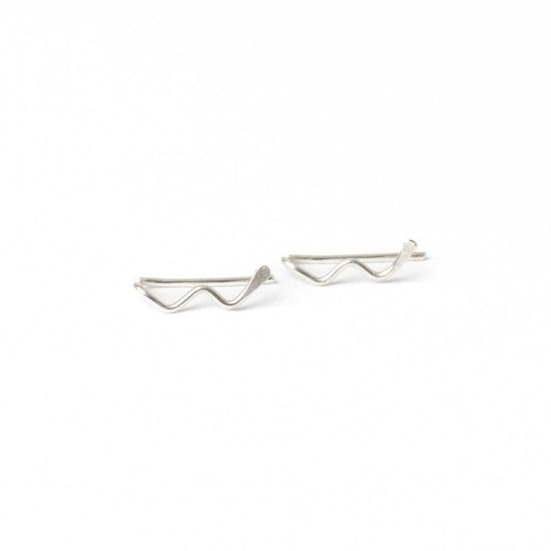 Zun Zuunn Threaded Earrings Sterling Silver