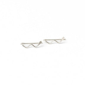 Zun Zuunn Threaded Earrings Sterling Silver