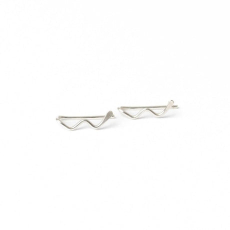 Zun Zuunn Threaded Earrings Sterling Silver