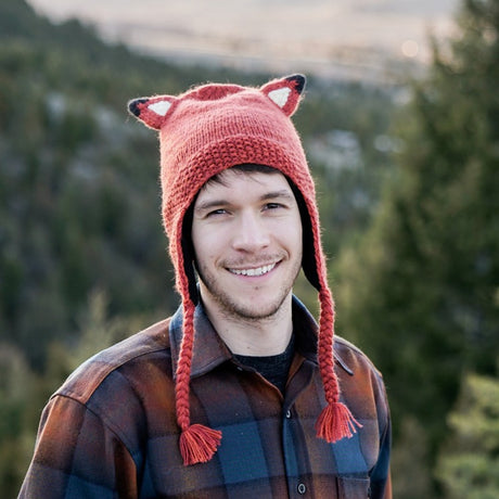 adult animal hat fox