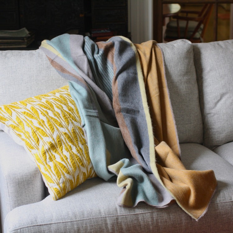 alpaca throw gold rush styled