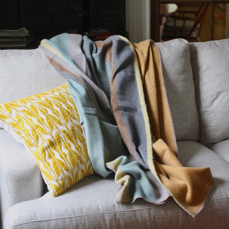 alpaca throw gold rush styled