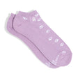 Pair of Conscious Step ankle socks featuring dog-themed designs, made to support dog rescue initiatives and promote animal welfare.