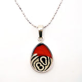 Women of the Cloud Forest 88 Butterfly Wing Necklace featuring delicate butterfly wing pendant on a fine chain.