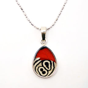 Women of the Cloud Forest 88 Butterfly Wing Necklace featuring delicate butterfly wing pendant on a fine chain.