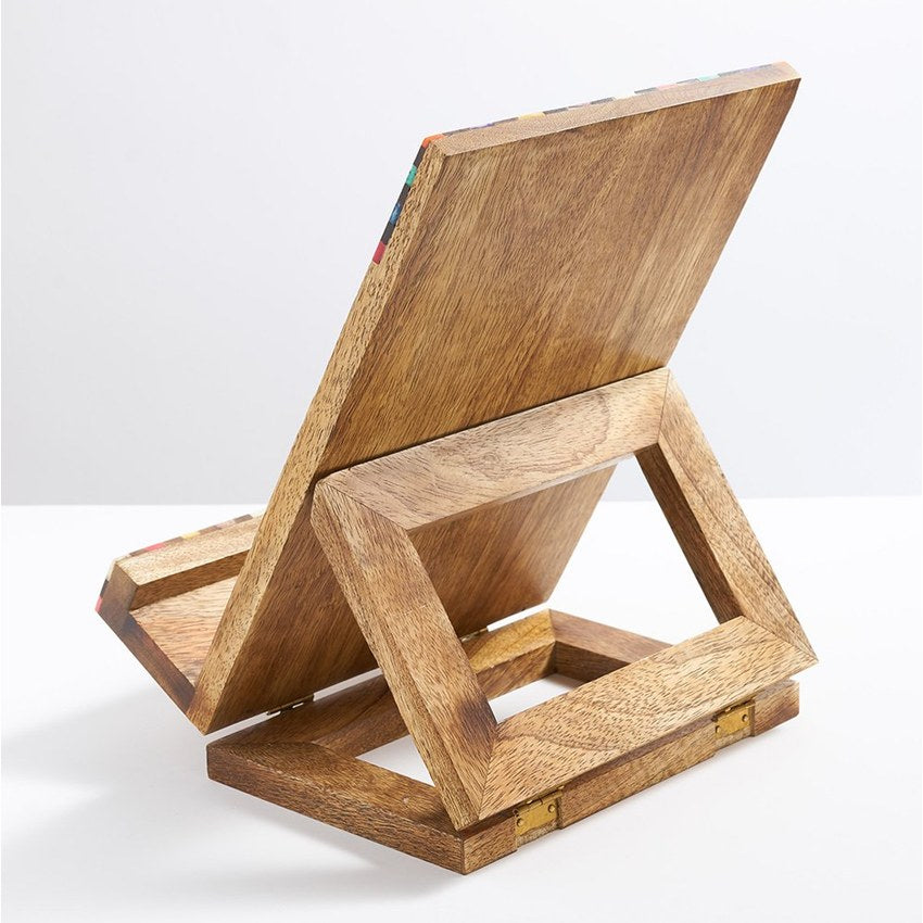 banka mundi wood tablet book stand 2