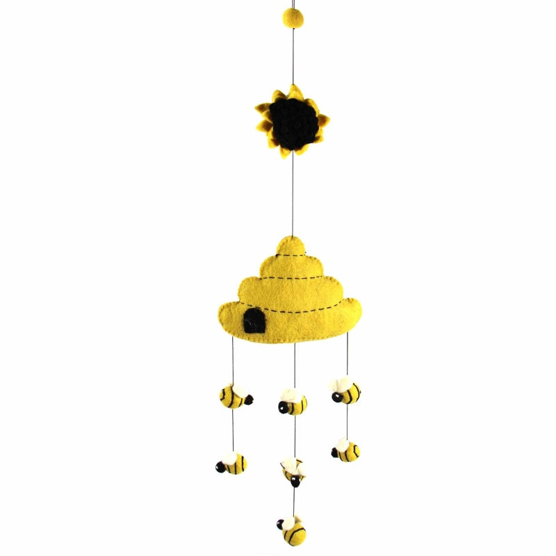 bee hive felt mobile