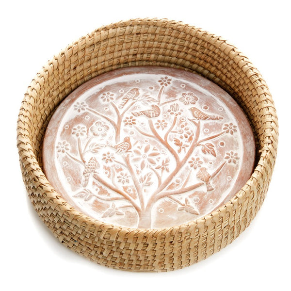 birds of a feather bread warmer basket