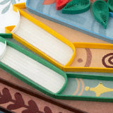 Books & Cupcake Birthday Quilling Card