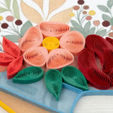 Books & Cupcake Birthday Quilling Card