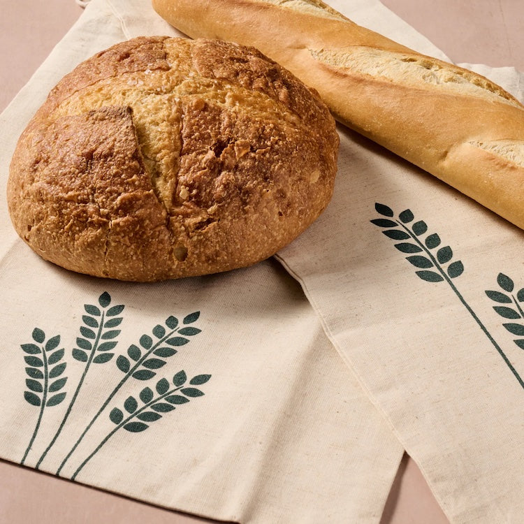 Linen Bread Bags Set of 2