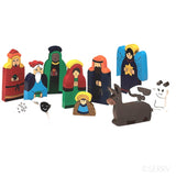 bright wood nativity