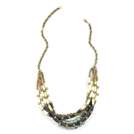 Faire Collection Brioso Necklace Ether featuring delicate chain and pendant, stylish jewelry accessory for everyday wear