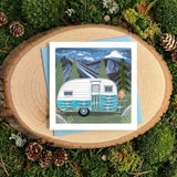 Camper Quilling Card