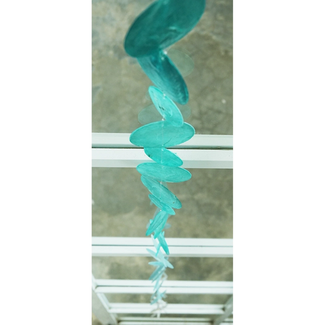 Capiz Shell Strand - Ombre Turquoise