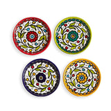 ceramic paelstinian appetizer plates set