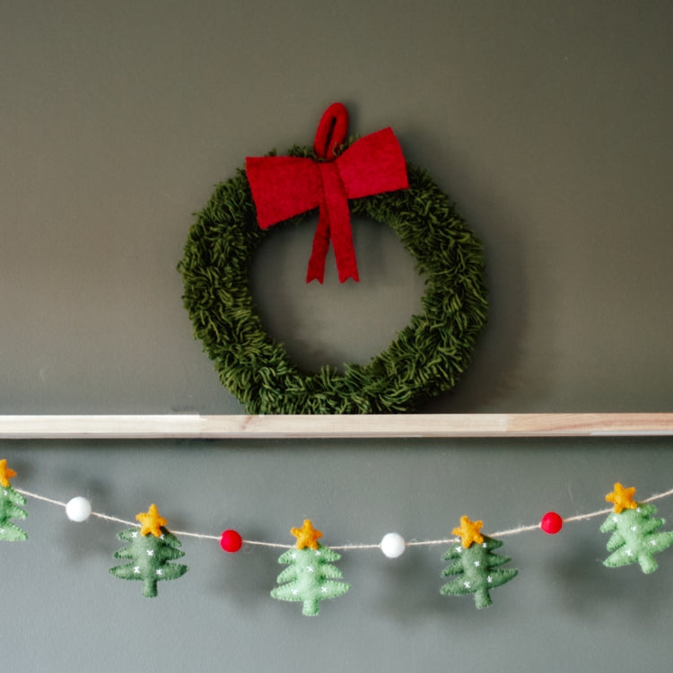 Felt Christmas Tree Garland