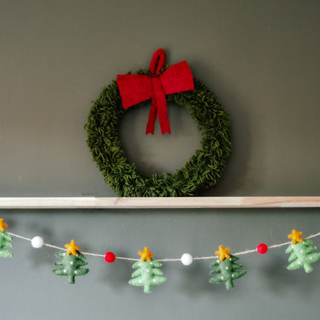 Felt Christmas Tree Garland