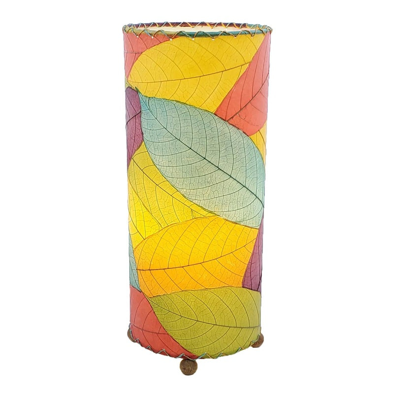 cocoa cylinder table lamp multi new