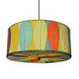 cocoa leaf drum pendant lamp multi