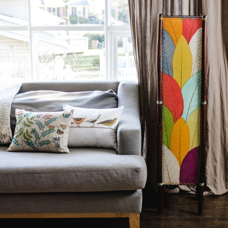 cocoa leaf floor lamp multi off