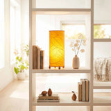 Cocoa Leaf Cylinder Leaf Lamp - Orange
