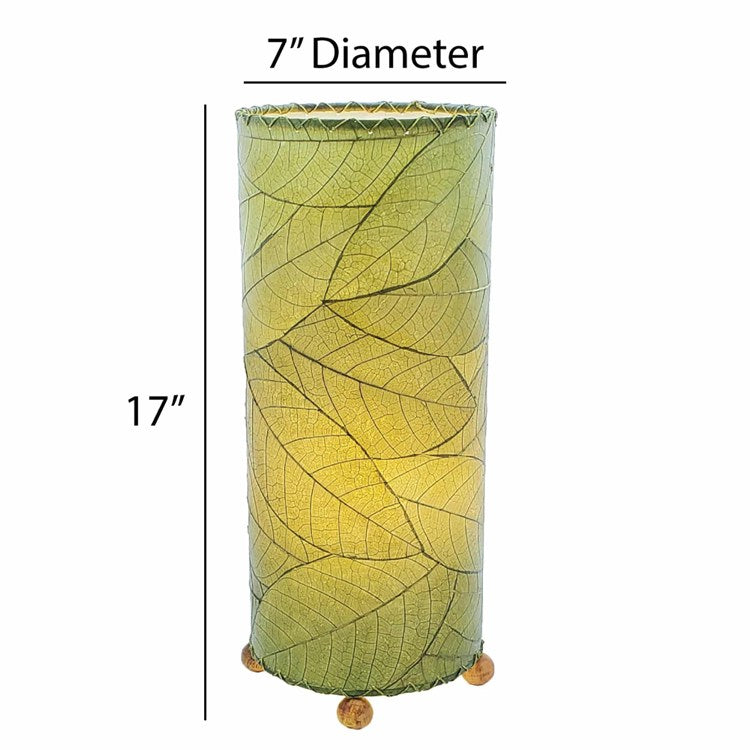 cocoa leaf table lamp green size