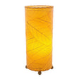 cocoa leaf table lamp orange