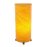 cocoa leaf table lamp orange