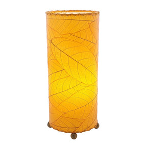 cocoa leaf table lamp orange
