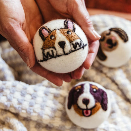 Eco Wool Dryer Ball - Corgi Dog