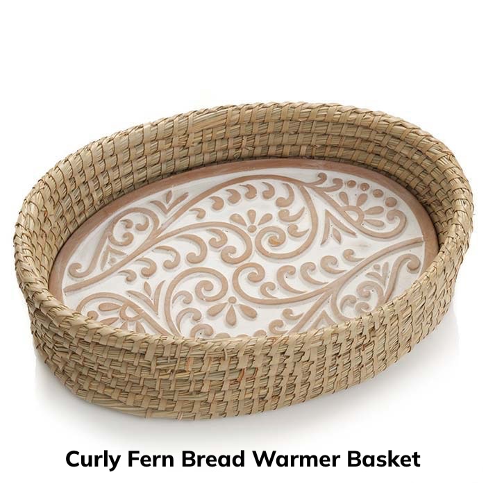 curly-fern-bread-warmer-basket with name