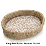curly-fern-bread-warmer-basket with name