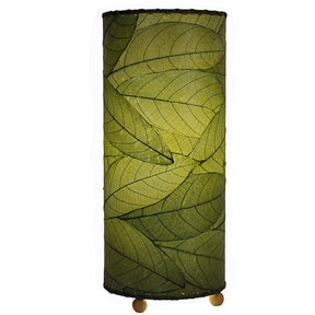 cylinder leaf lamp green