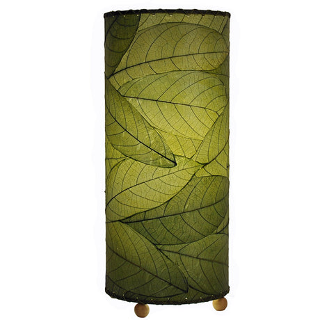 cylinder leaf lamp green