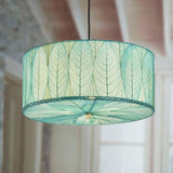 Drum Pendant 24” Leaf Lamp - Blue - est. ship 4/2026