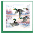 duck migration quilling card