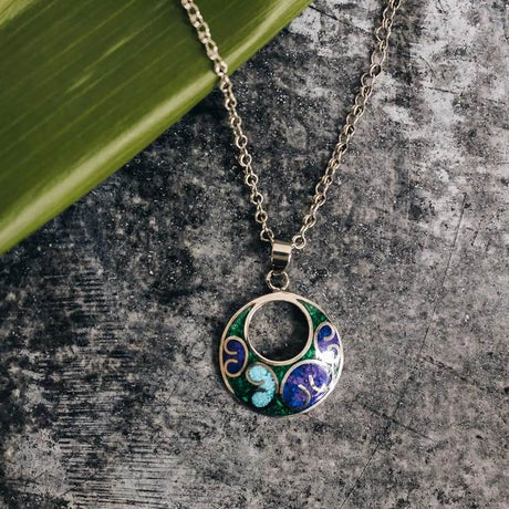Midnight Swirl Necklace