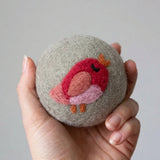 Eco Wool Dryer Ball - Red Bird