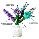 Fairy Garden Felt Flower Bouquet