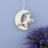 Unicorn Moon Ornament