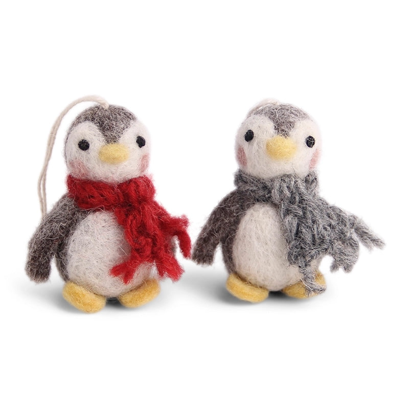 Gry & Sif baby penguin ornament featuring a cute, detailed penguin figure suitable for holiday or nursery decor.