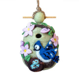 Felt Birdhouse Nesting Blue Jay