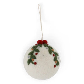 Felt Christmas Bauble Ornament - Garland