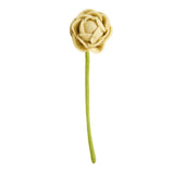 felt peony flower yellow