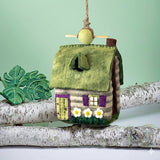 Felt Birdhouse Country Cabin