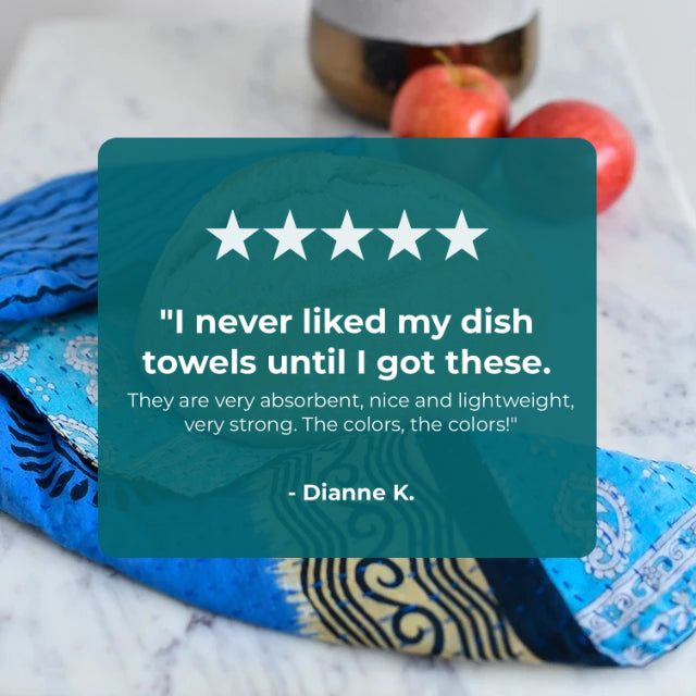 Kantha Dish Towel Individual
