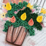 Flower Cart Quilling Card